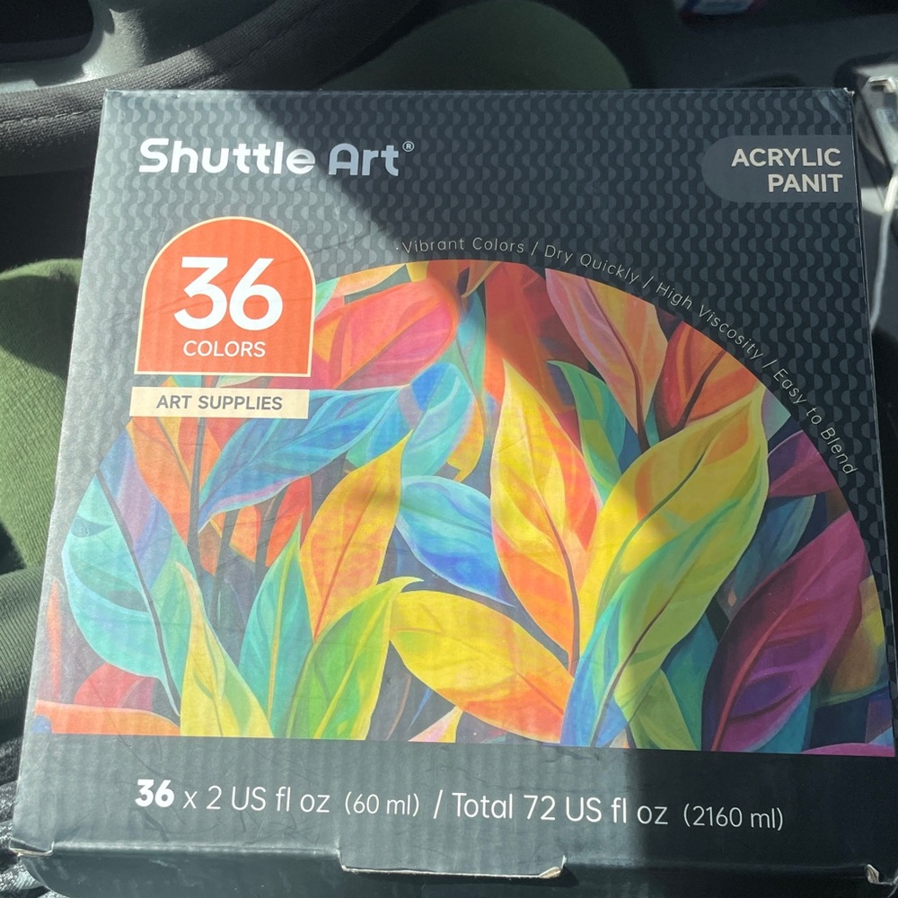 36-Color Acrylic Paint Set – Vibrant Multicolor - Picture 6 of 6